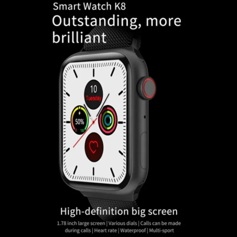 K8 smart watch heart rate monitor fitness tracker - Prozone