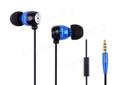 Awei q38i extra bass in-ear earphone for earphones headphone - Prozone