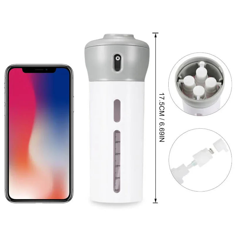 Mini handy dispenser with four small bottle - Prozone