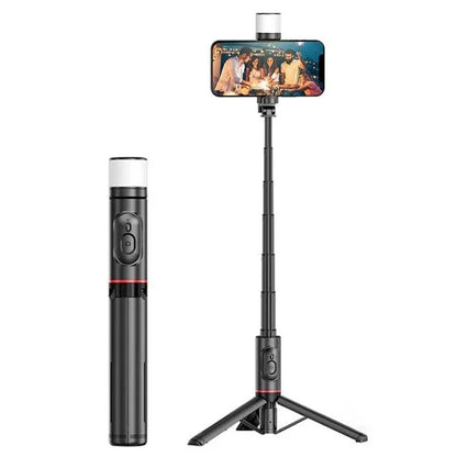 Selfie stick with fill light and tripod - Prozone