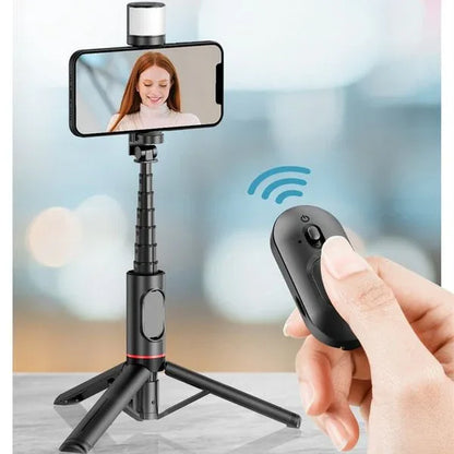 Selfie stick with fill light and tripod - Prozone