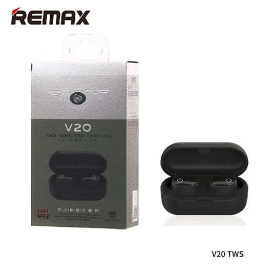Remax wk tws v20 air dots bluetooth with charging dock - Prozone