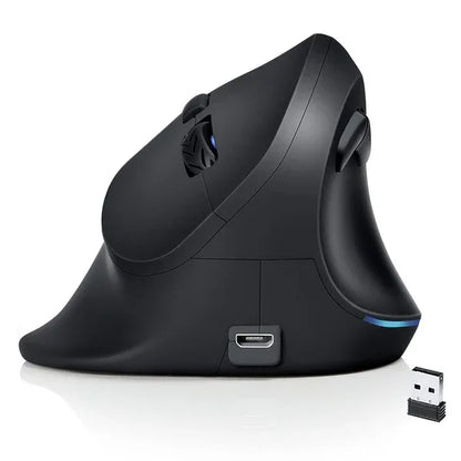 Ergonomic wireless vertical mouse rechargeable built in battery - Prozone
