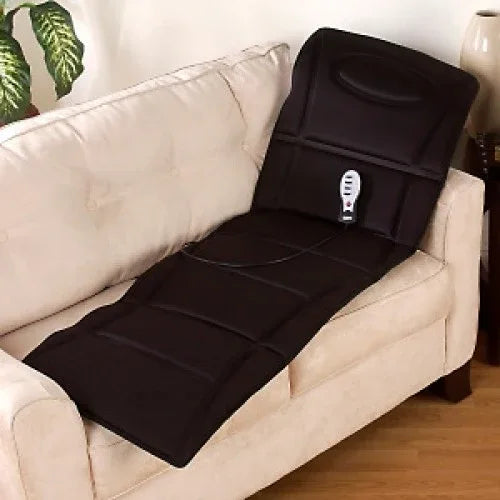 Motor mat silky quilted massager with heated pillow - Prozone
