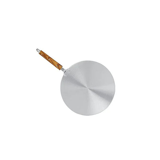 Bravo metal tawa with wooden handle - silver - Prozone