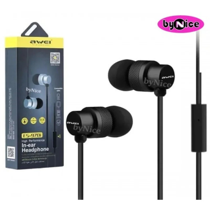 Awei es-970i high performance wired in-ear headphones - Prozone