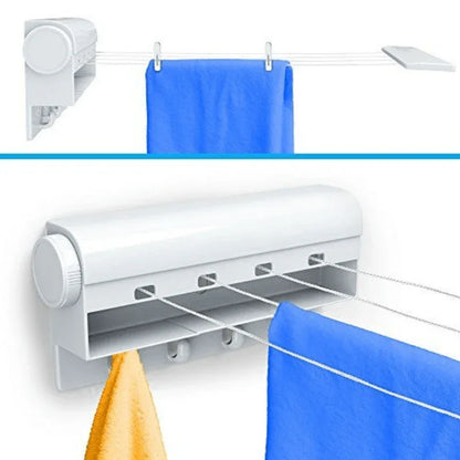 4 ropes indoor retractable clothesline - Prozone