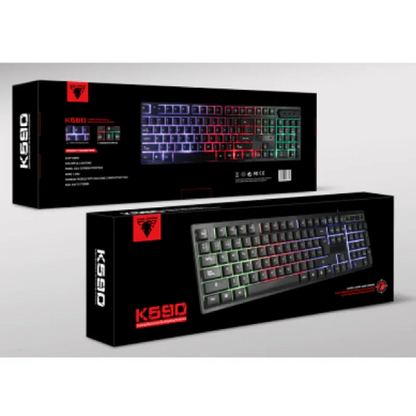 Jedel usb gaming keyboard led backlight k590 - Prozone