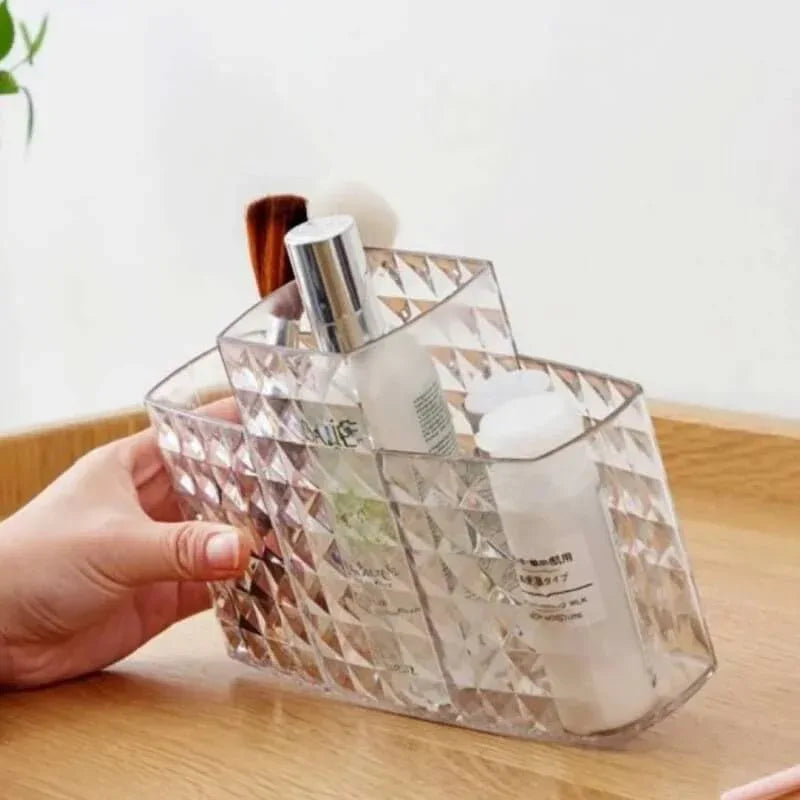 Acrylic diamond cut makeup organizer - Prozone