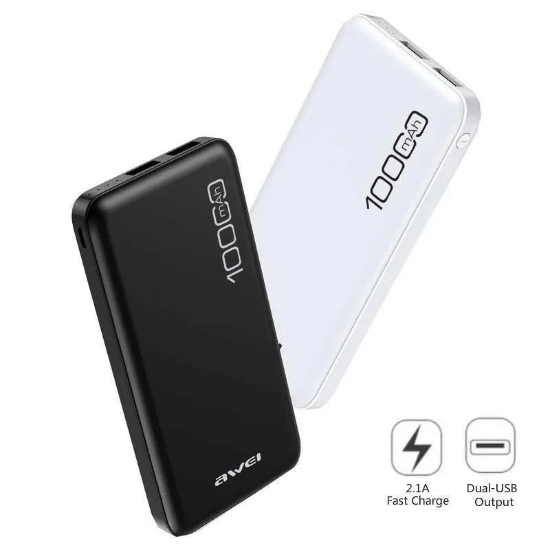 Power bank 10000mah fast charging awei p28k - Prozone