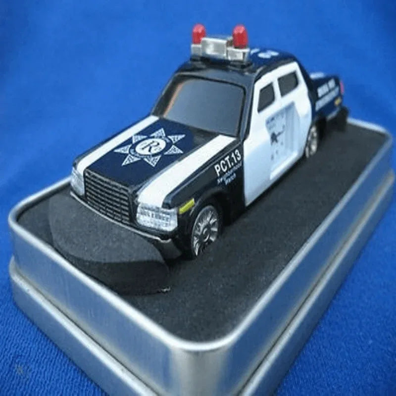 Fossil brand antique police car clock – metal black - Prozone