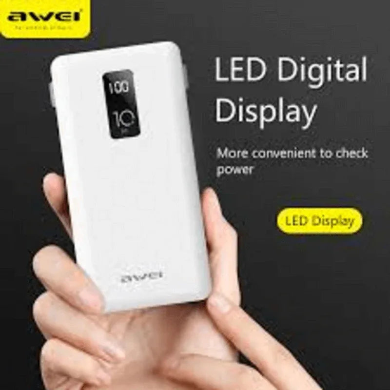 10000mah power bank awei p8k fast charging - Prozone