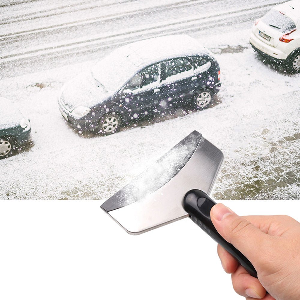 Portable Winter Car Windshield Snow Scraper Mini Ice Shovel Stainless - Prozone