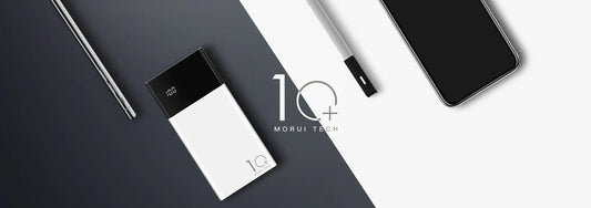 Morui ml20 10000mah lithium polymer power bank with display - Prozone