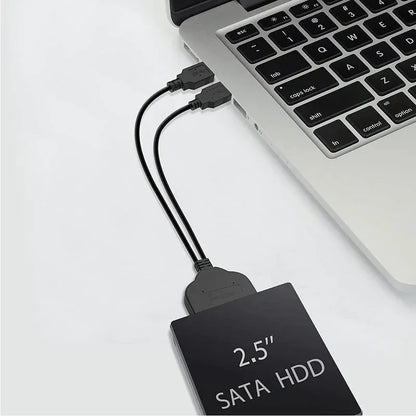 High speed dual usb 2.0 to 2.5 sata hdd adapter - Prozone
