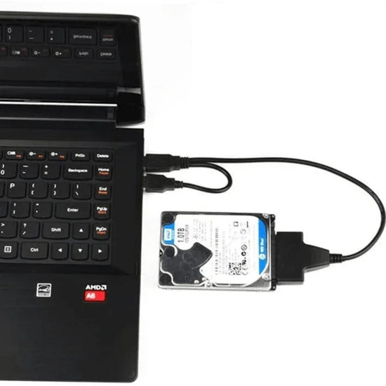 High speed dual usb 2.0 to 2.5 sata hdd adapter - Prozone