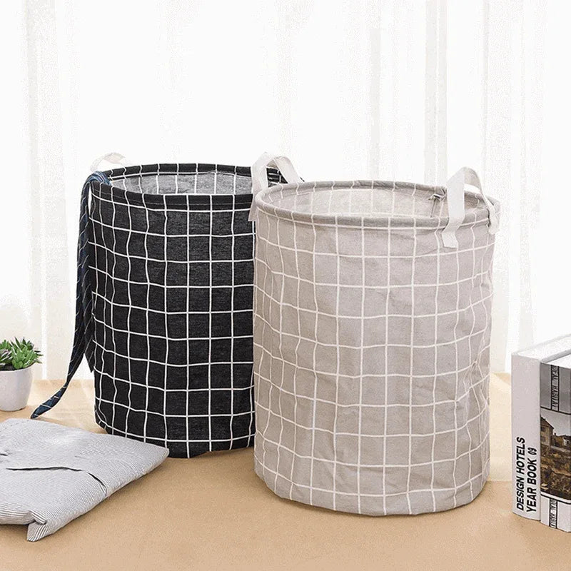 Folding cloth waterproof laundry basket - Prozone