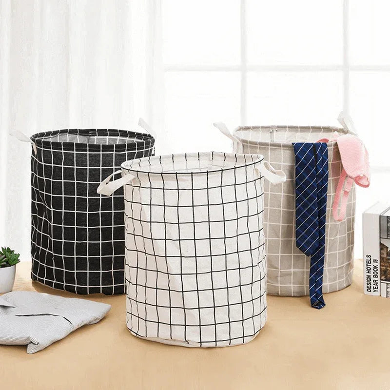 Folding cloth waterproof laundry basket - Prozone
