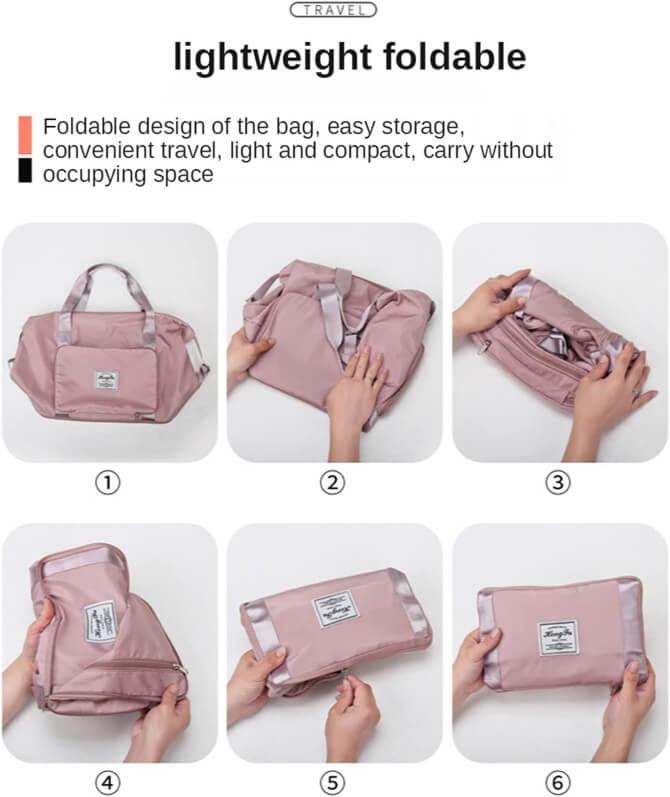 Water proof foldable lightweight travel bag- large capacity - Prozone