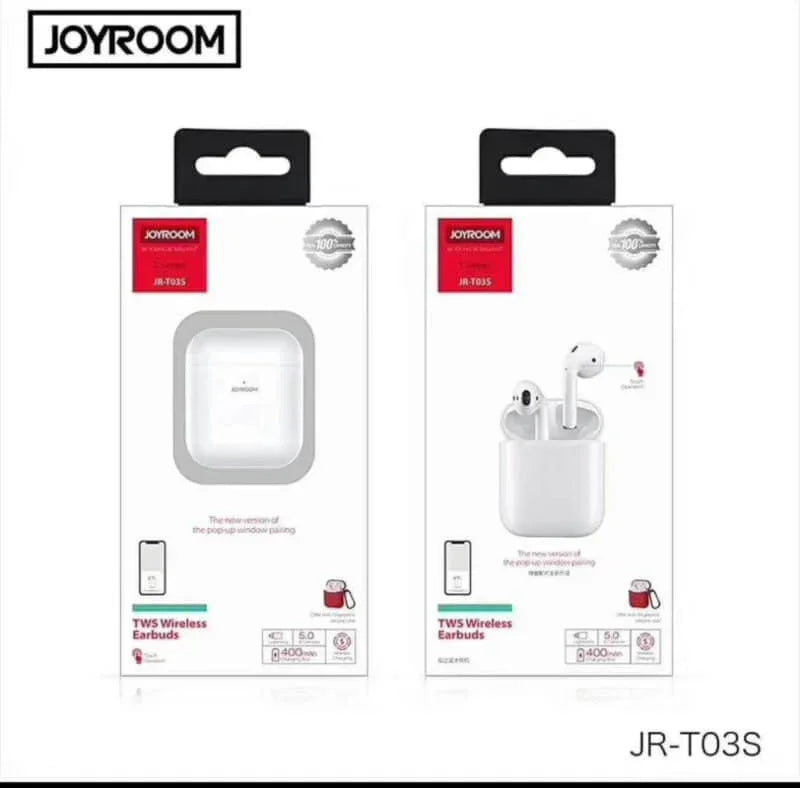 Joyroom jr-t03s tws wireless earbuds with window (orignal) - Prozone