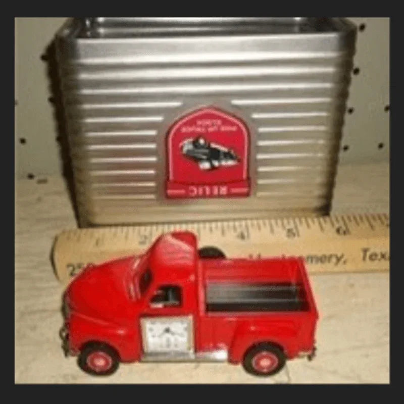 Relic brand antique dump truck clock- metal - Prozone