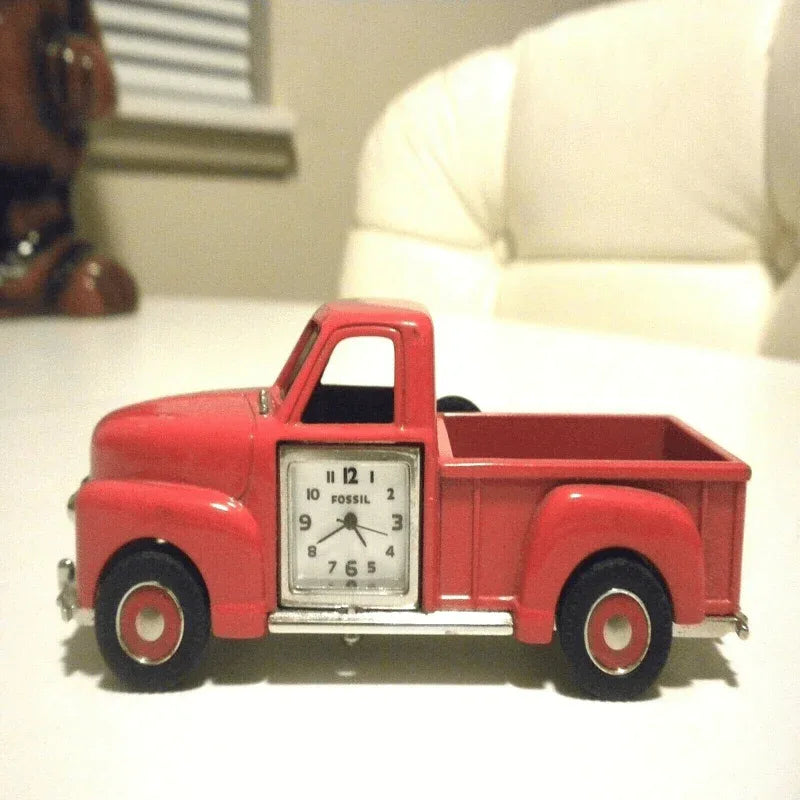 Relic brand antique dump truck clock- metal - Prozone