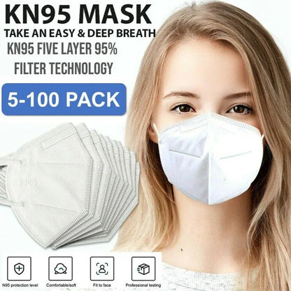 20 pcs kn95 without filter layers medical grade mask - Prozone