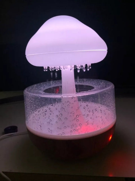 Rain cloud humidifier water drip with adjustable light - Prozone