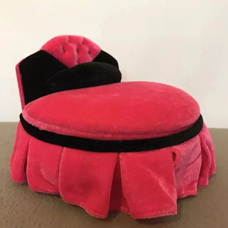 Pink luxury round bed style jewelry organizer - Prozone