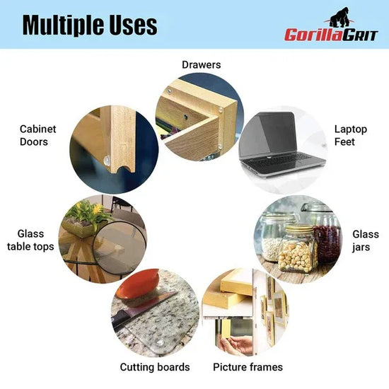 Sound vibration absorber bumper pad for cabinet door -pack of 2 - Prozone