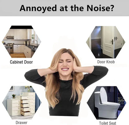 Sound vibration absorber bumper pad for cabinet door -pack of 2 - Prozone