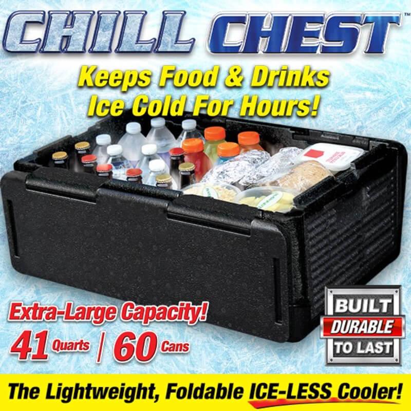 Chill cooler car insulated box - black - Prozone