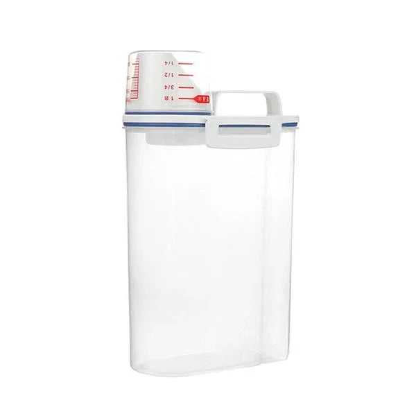 Air tight cereal jar food storage container 2l capacity - Prozone
