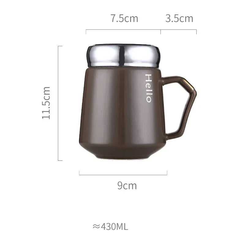 430ml unique nordic ceramic coffee cup - Prozone