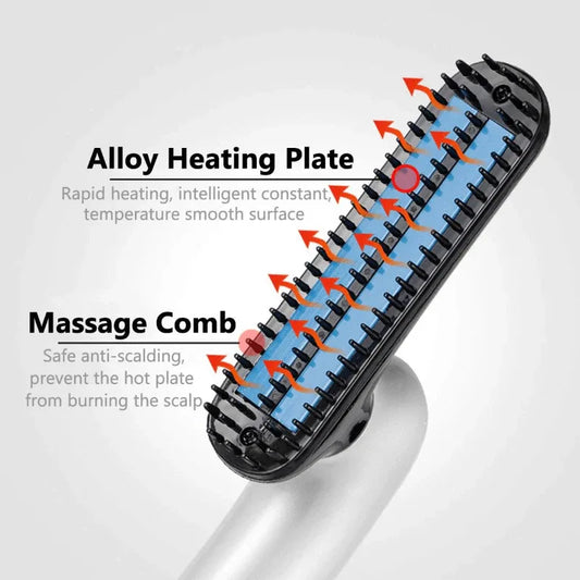 2 in 1 hair and beard straightener comb - Prozone