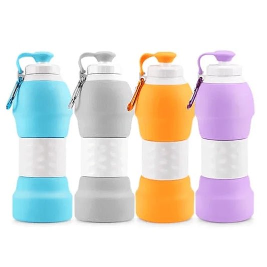 Collapsible silicone water bottle leakproof - Prozone