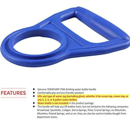 Drinking water bottle handle _ blue (2 pack) - Prozone