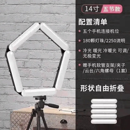 V85 foldable 3 modes beauty fill light - Prozone