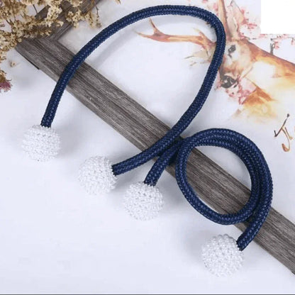 2 pcs magnetic pearl curtain buckle clip - Prozone