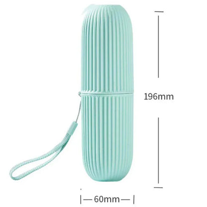 2 pcs portable toothbrush toothpaste holder for travel - Prozone