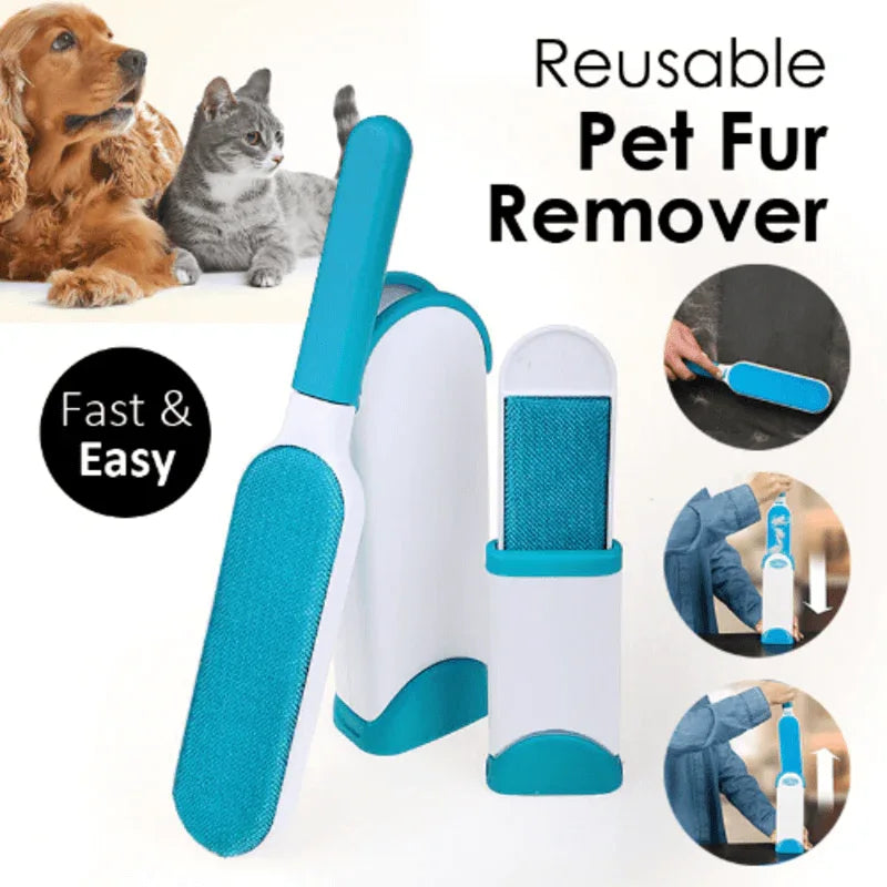 3 pcs reusable pet lint brush hair remover - Prozone