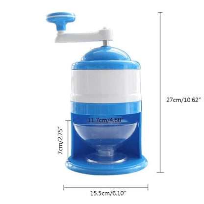Hand crank ice crusher snow cone maker machine - Prozone