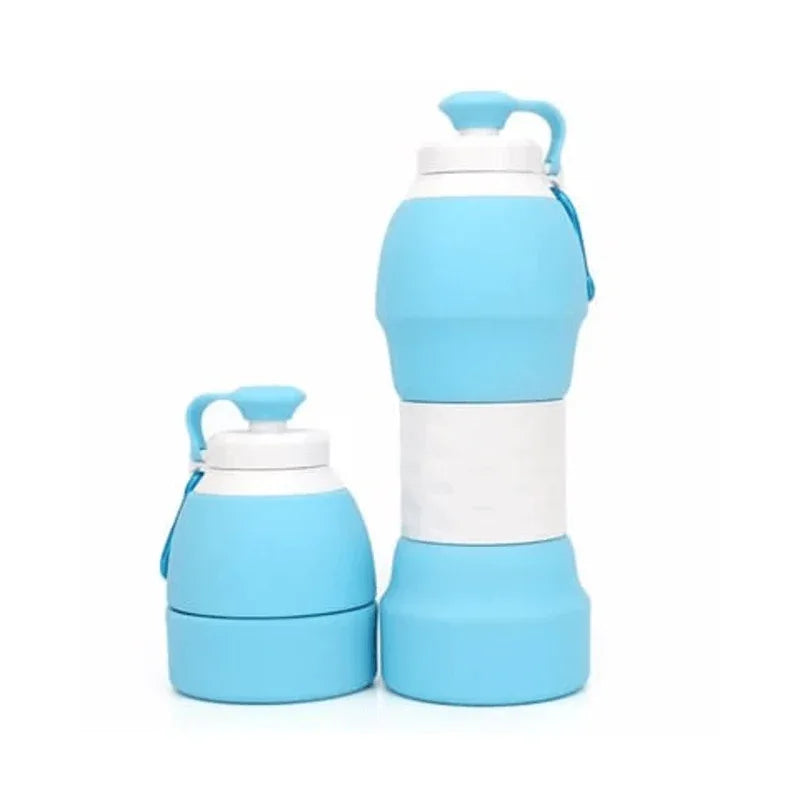 Collapsible silicone water bottle leakproof - Prozone