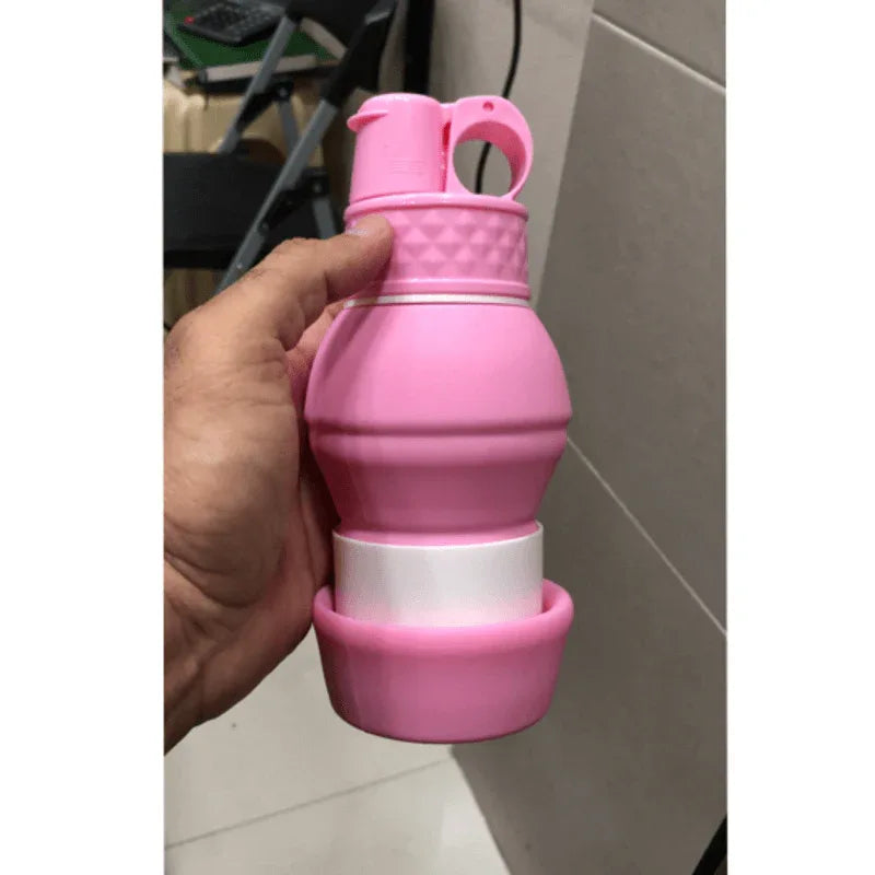 Collapsible silicone water bottle leakproof - Prozone