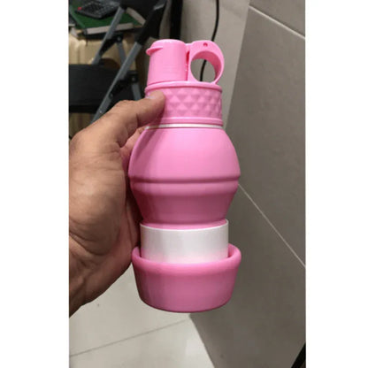 Collapsible silicone water bottle leakproof - Prozone