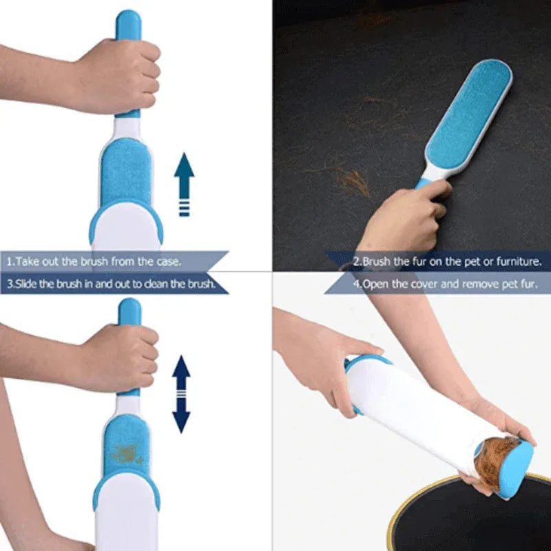 3 pcs reusable pet lint brush hair remover - Prozone
