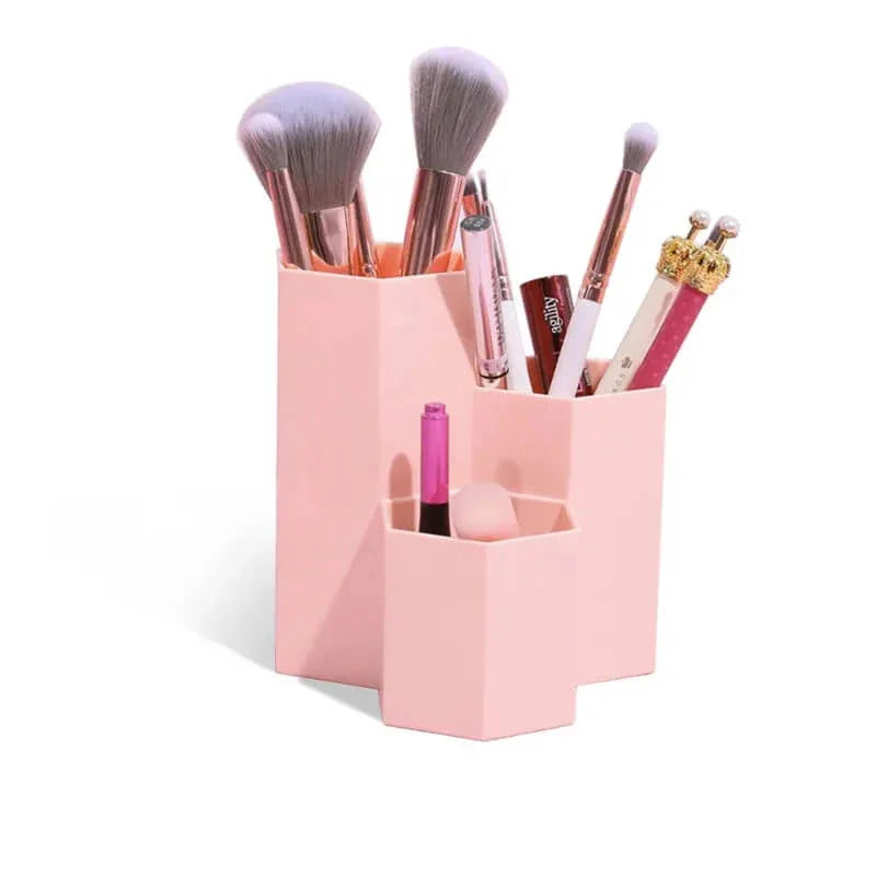 3 compartments table cosmetic and desk organizers - Prozone