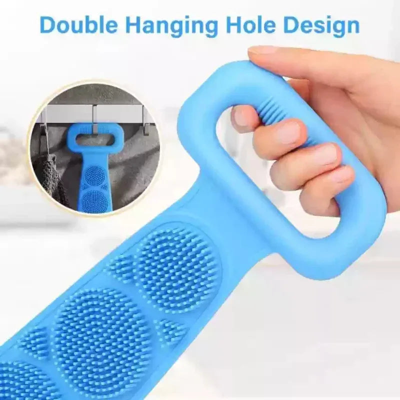 Silicone massage scrubber skin cleansing belt - Prozone