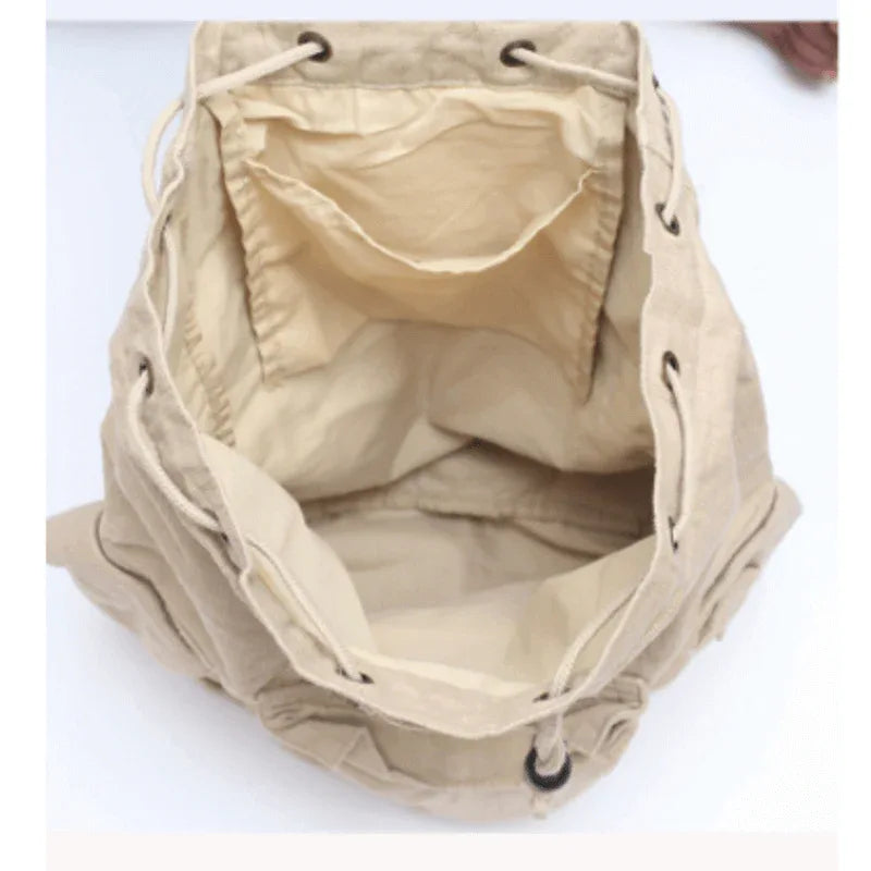 Skin color canvas backpacks for girls - Prozone