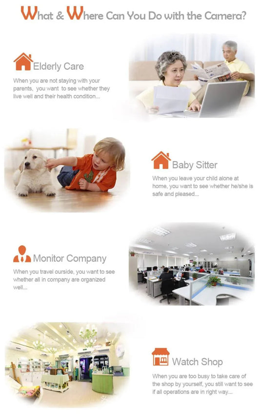 Wifi wireless waterproof outdoor security ip camera - Prozone